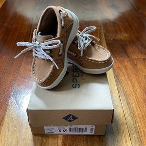 Toddler Sperry Brown Boat Shoe Size 5M